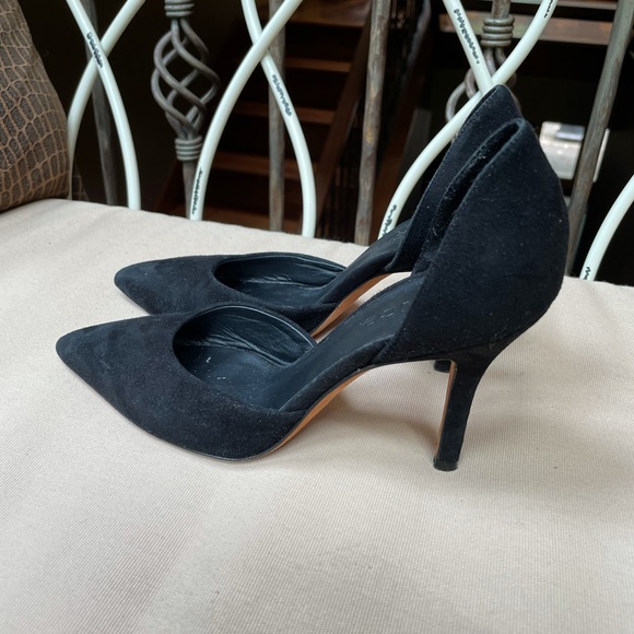 Vince Celeste d'Orsay Pointed Toe Pump Black 5.5 - Picture 6 of 11